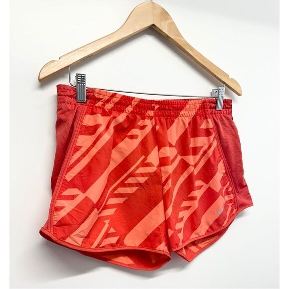 Nike Shorts Womens Size Small Orange Athletic DRI-FIT‎ Lined - Picture 2 of 7